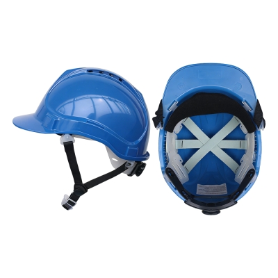 6-Point Safety Helmet with Adjustable Chin Strap