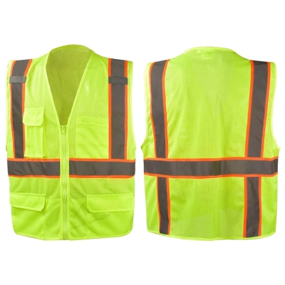 Hi-Vis Multi - Function Reflective Vest    