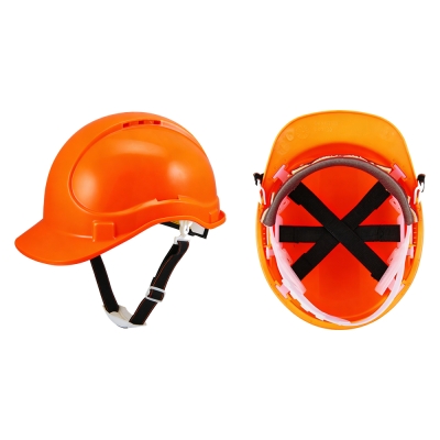 6-Point Safety Helmet with Adjustable Chin Strap